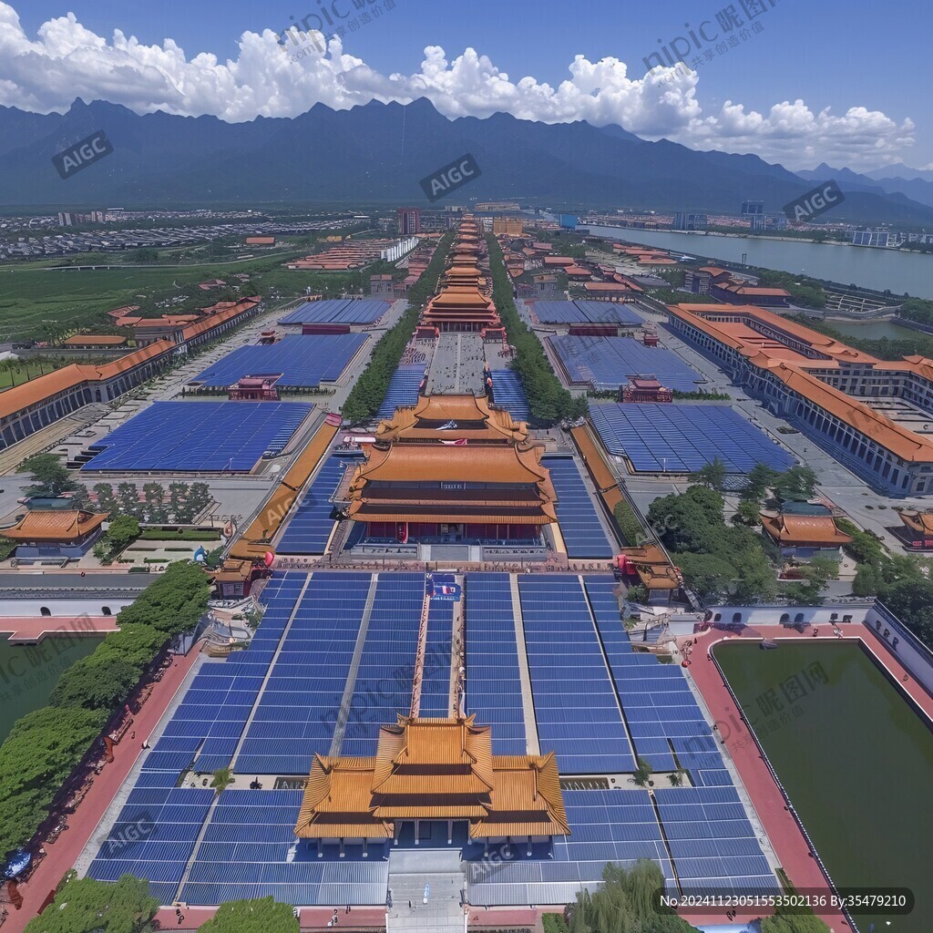 故宫建筑全景模型