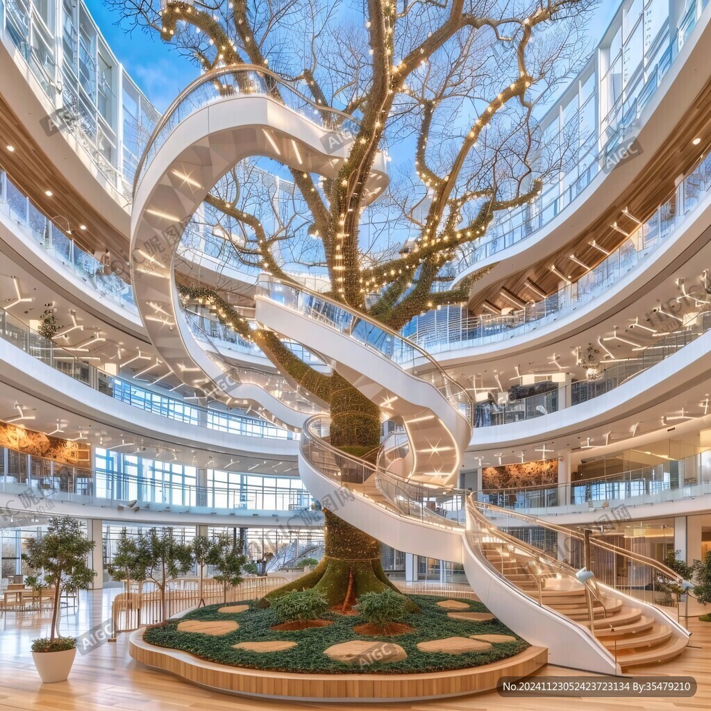 弧线中庭