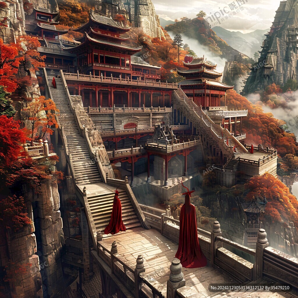 古风人物大场景