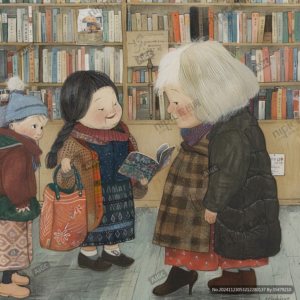 图书馆儿插