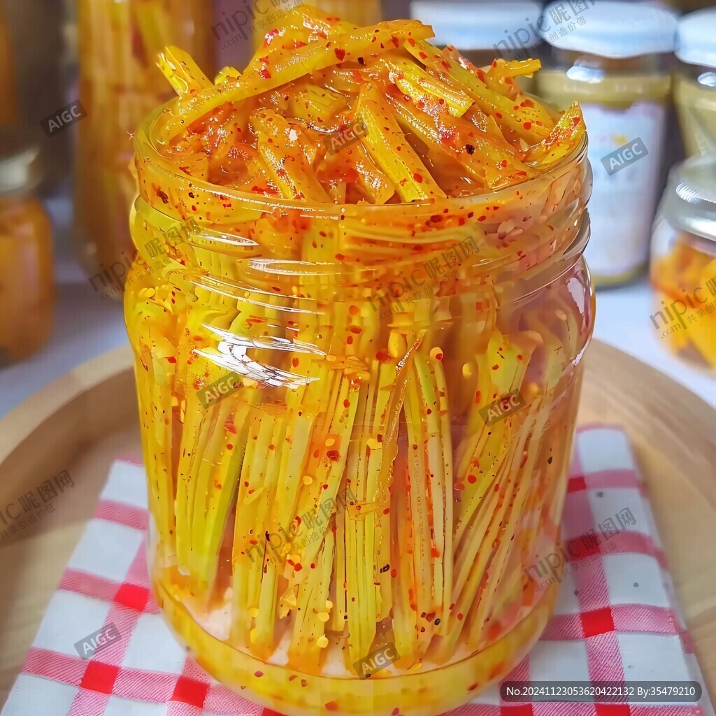 手工香辣木瓜丝酱腌菜