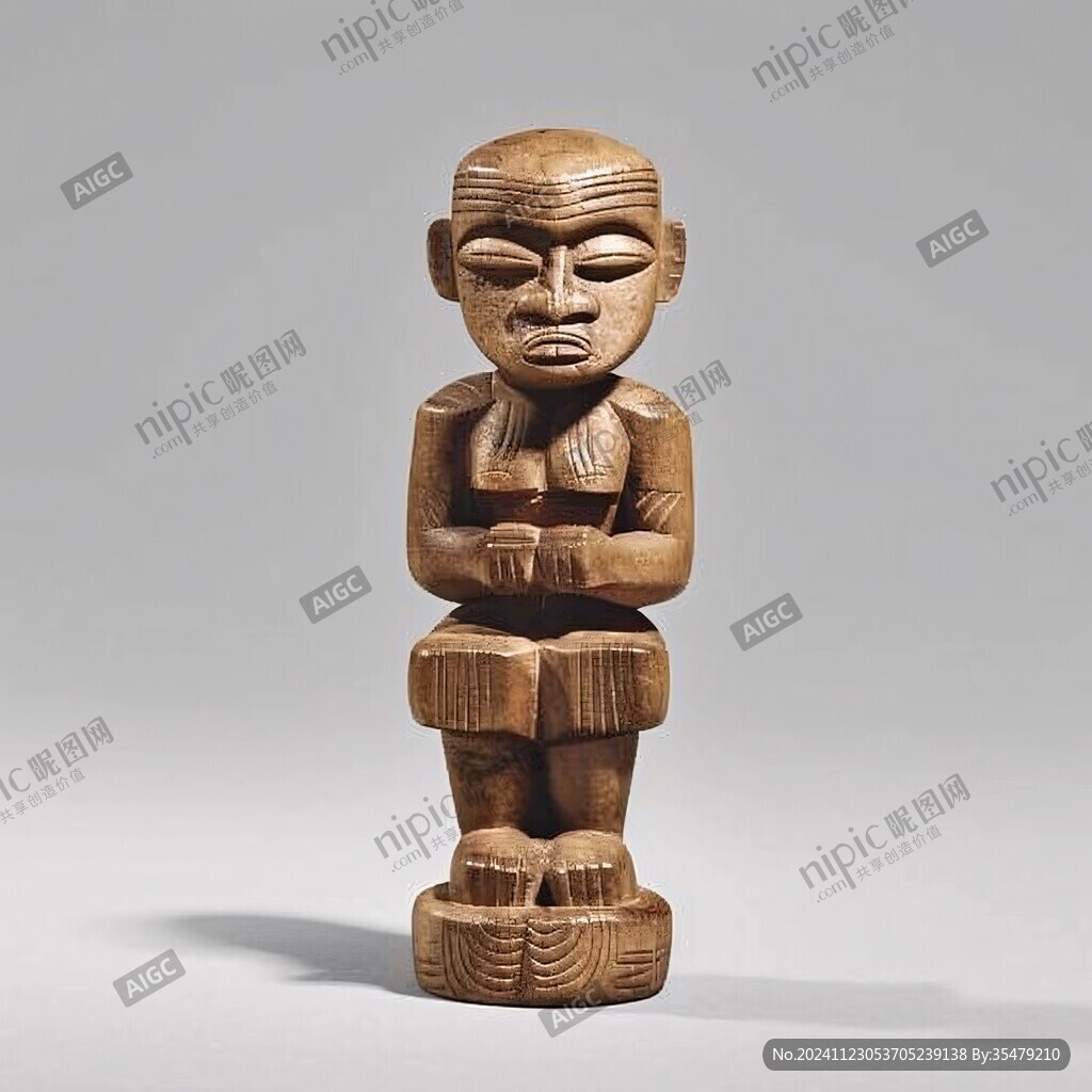 非洲木雕人物