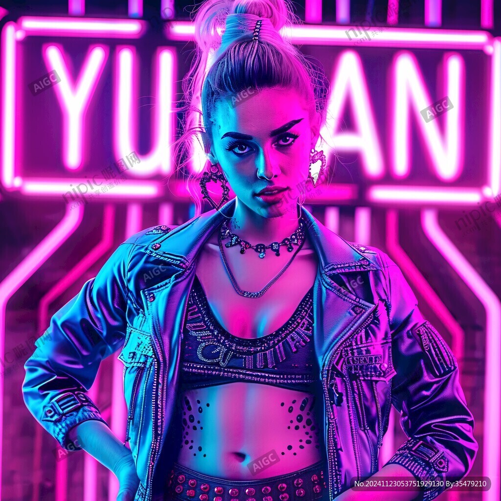 赛博朋克潮流人物