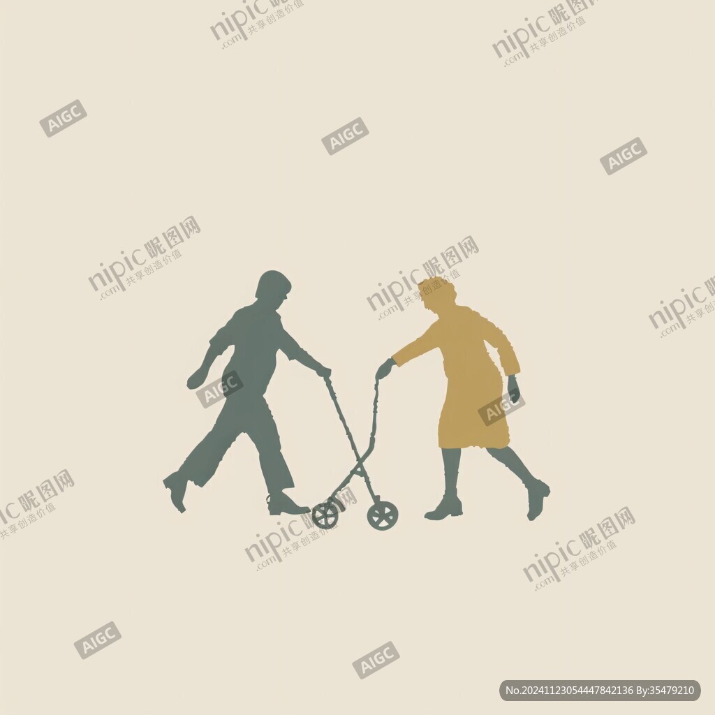 推车散步