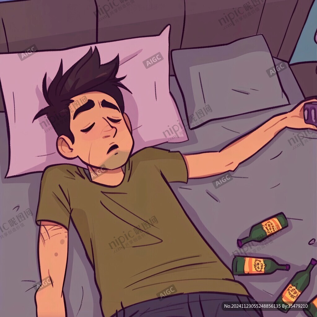 漫画醉酒大哥
