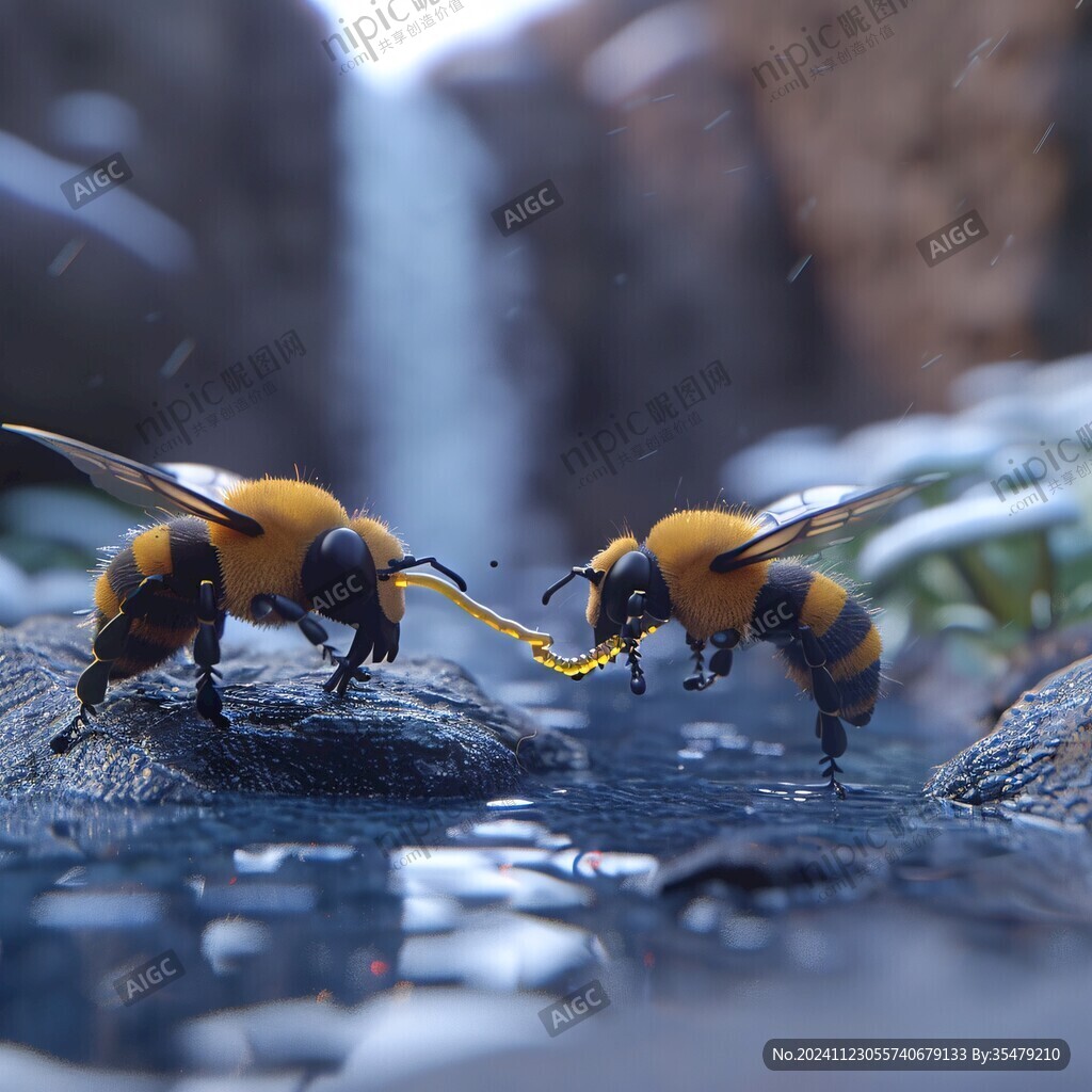 3d蜜蜂