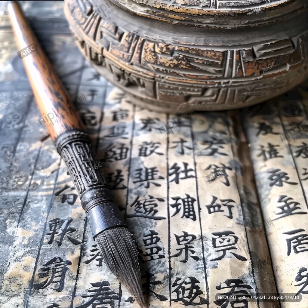 毛笔开卷有益