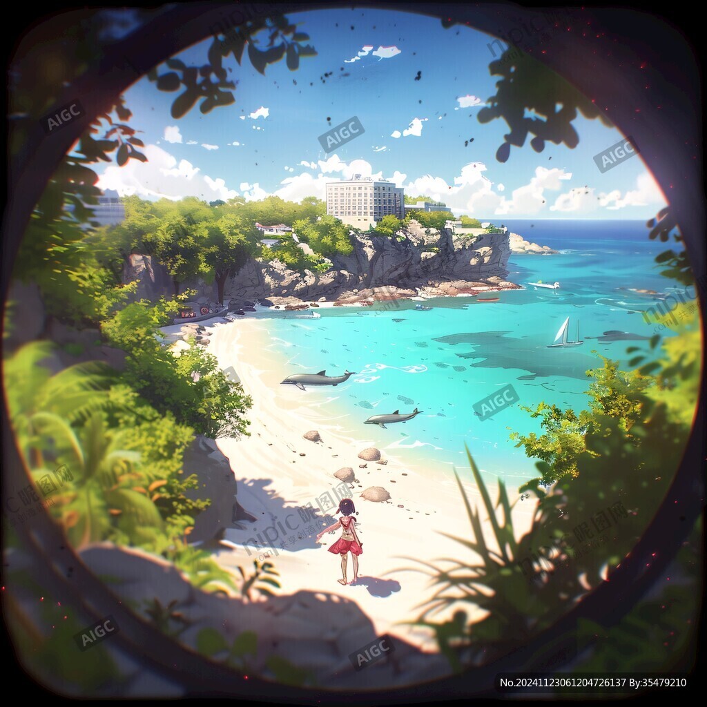 海岛法风光
