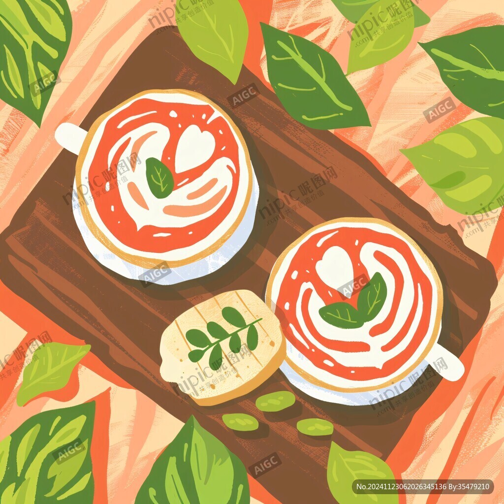 罐罐烤奶插画