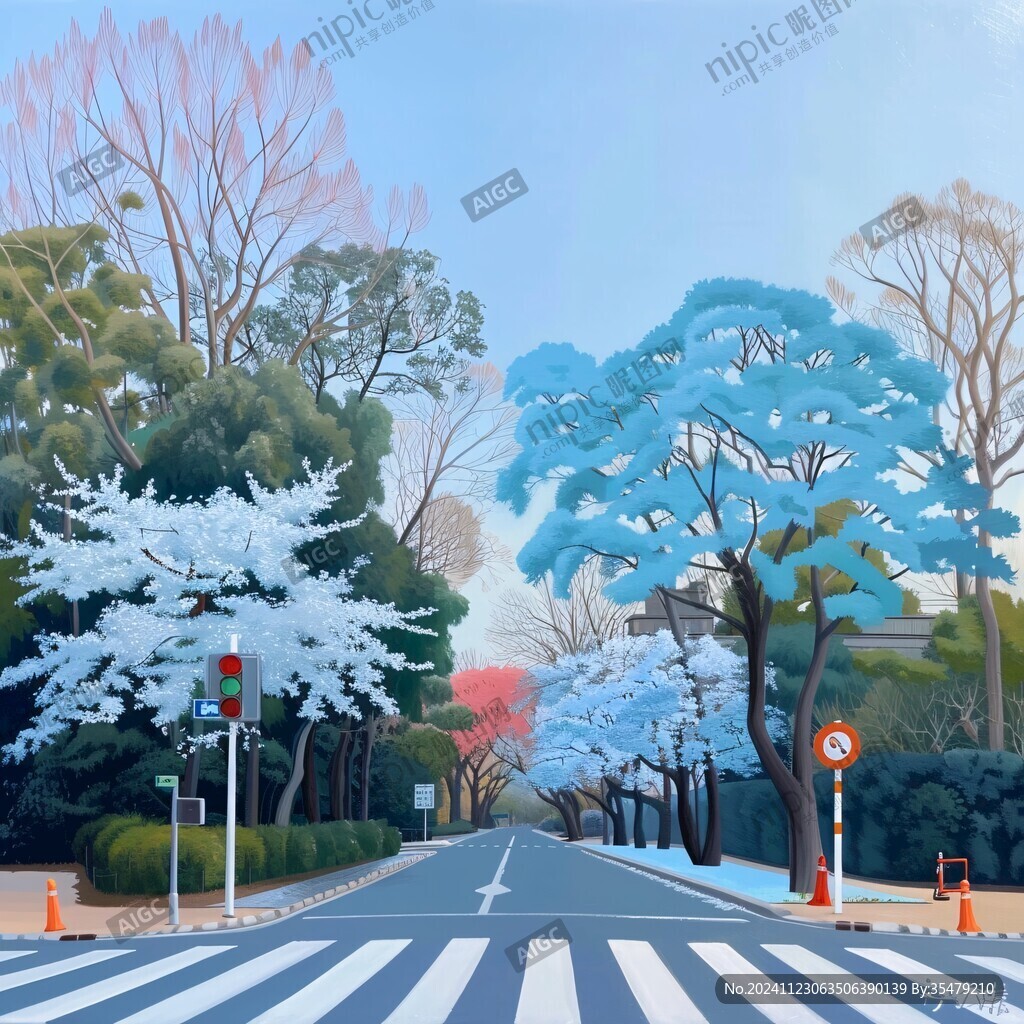 插画街道