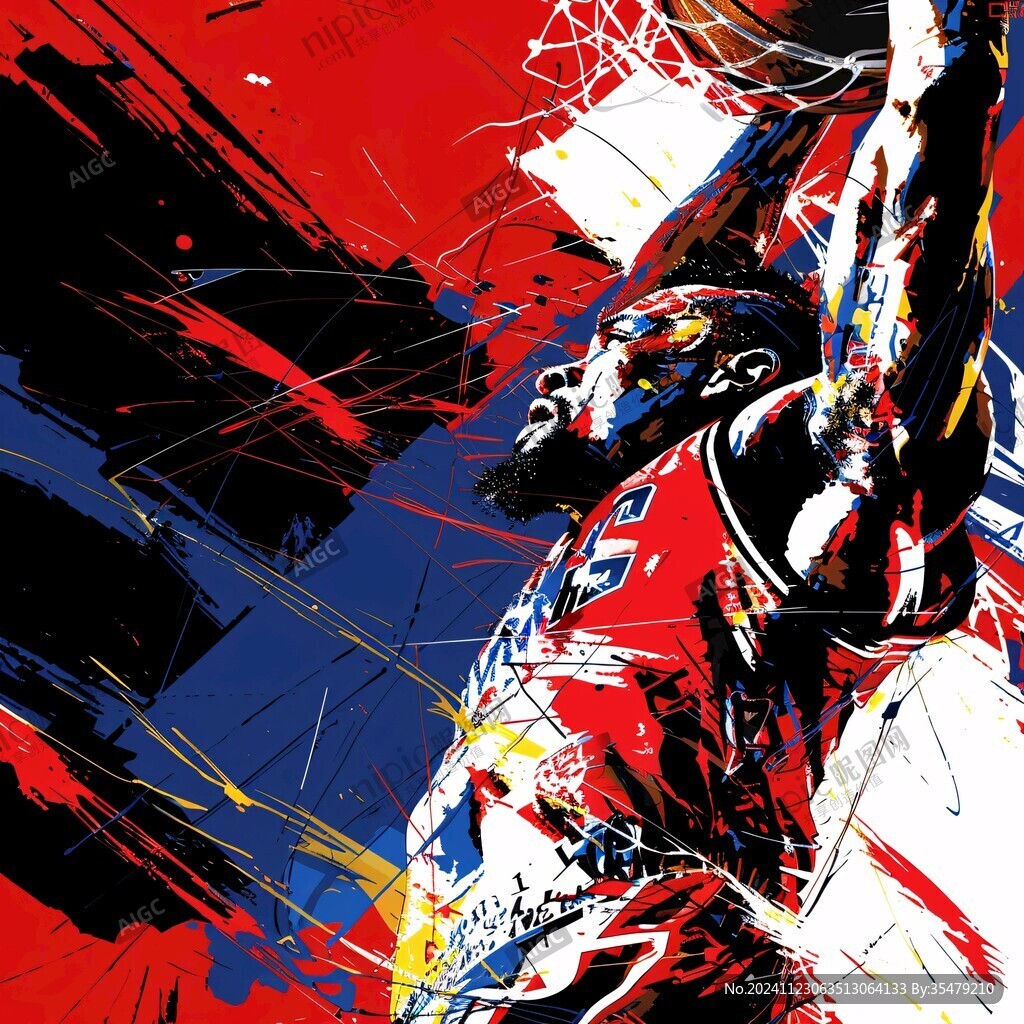 nba插画