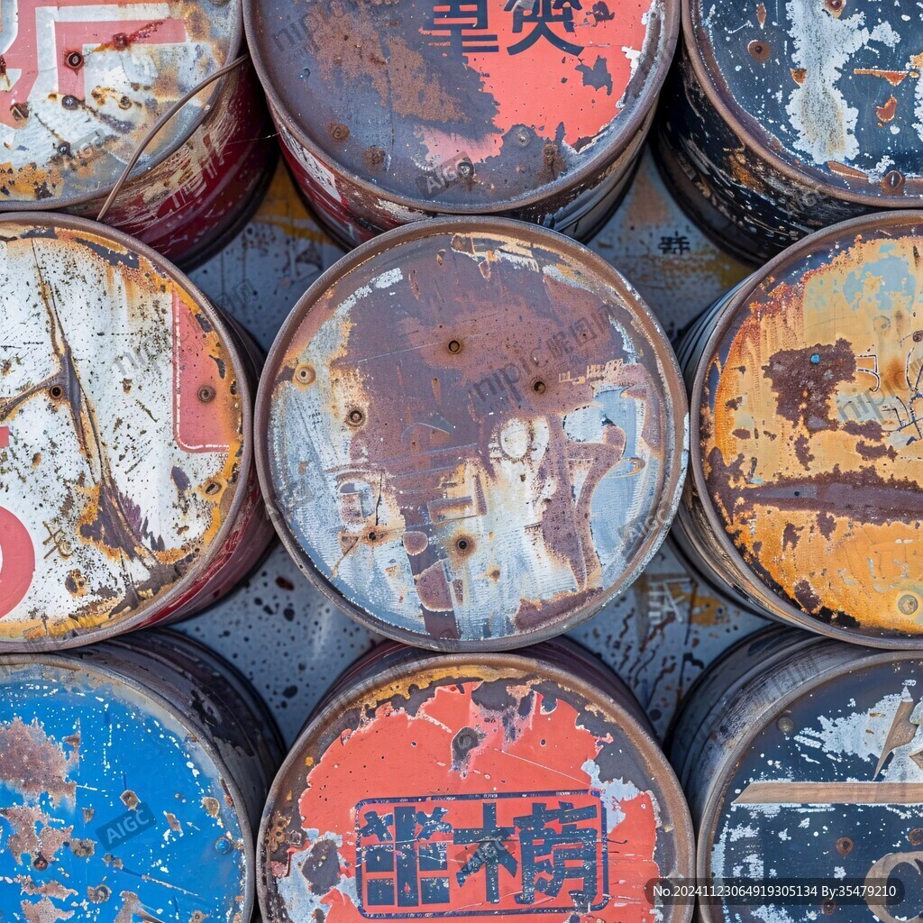 生锈的铁盒