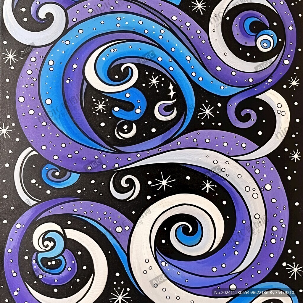 3d印花旋涡背景