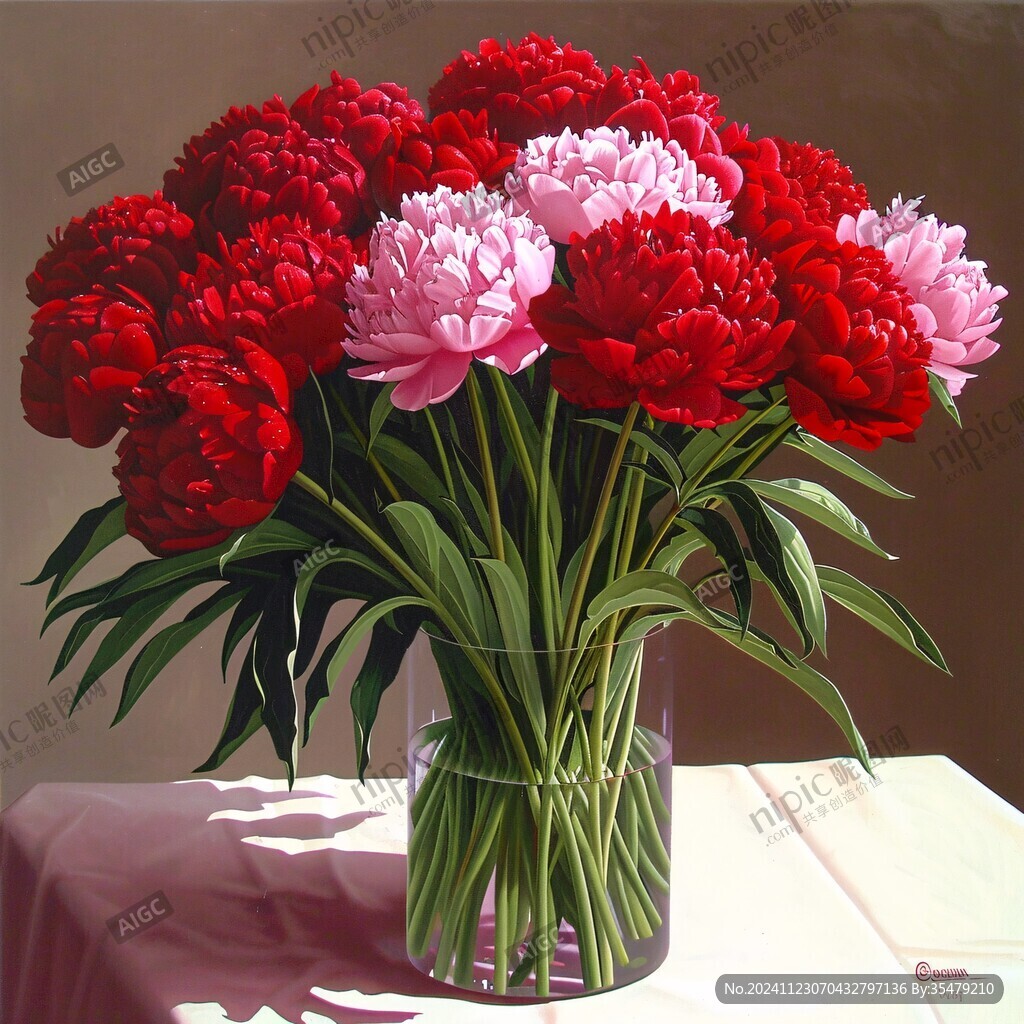 3d立体花卉油画