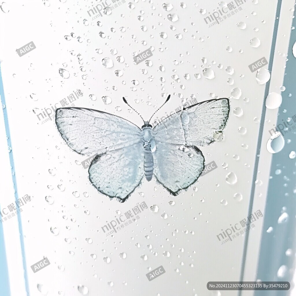 雨中蝴蝶