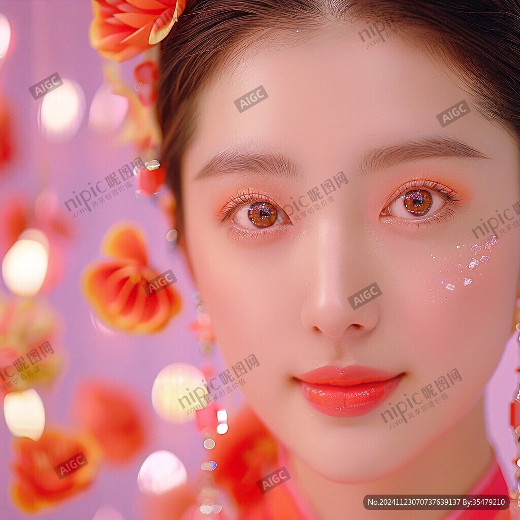 汉服拍照化妆