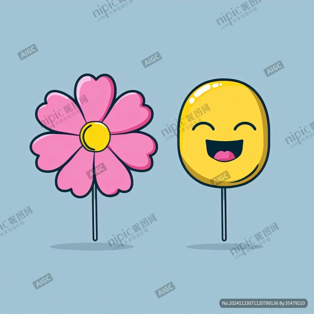 雏菊卡通形象设计