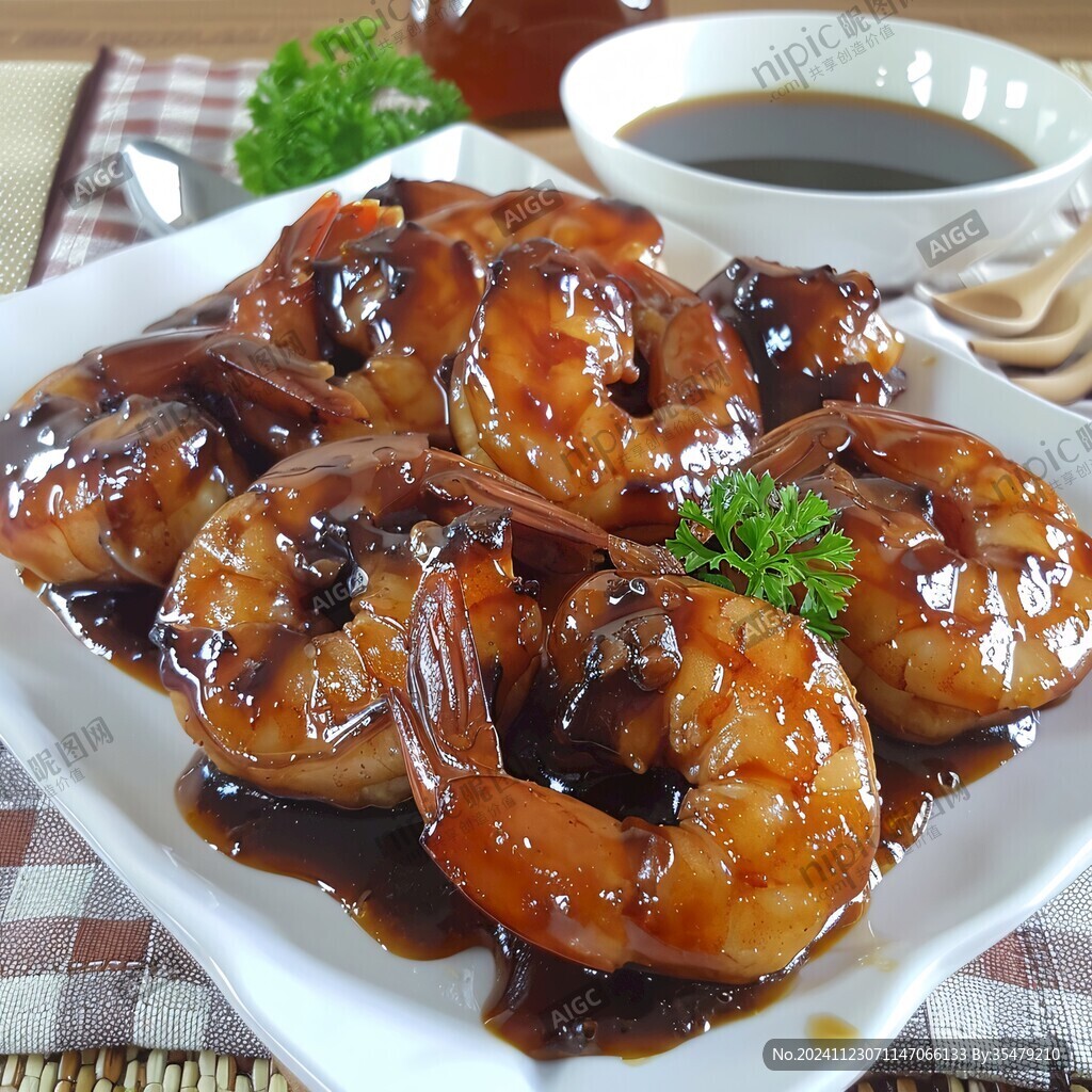 香菇扒虾