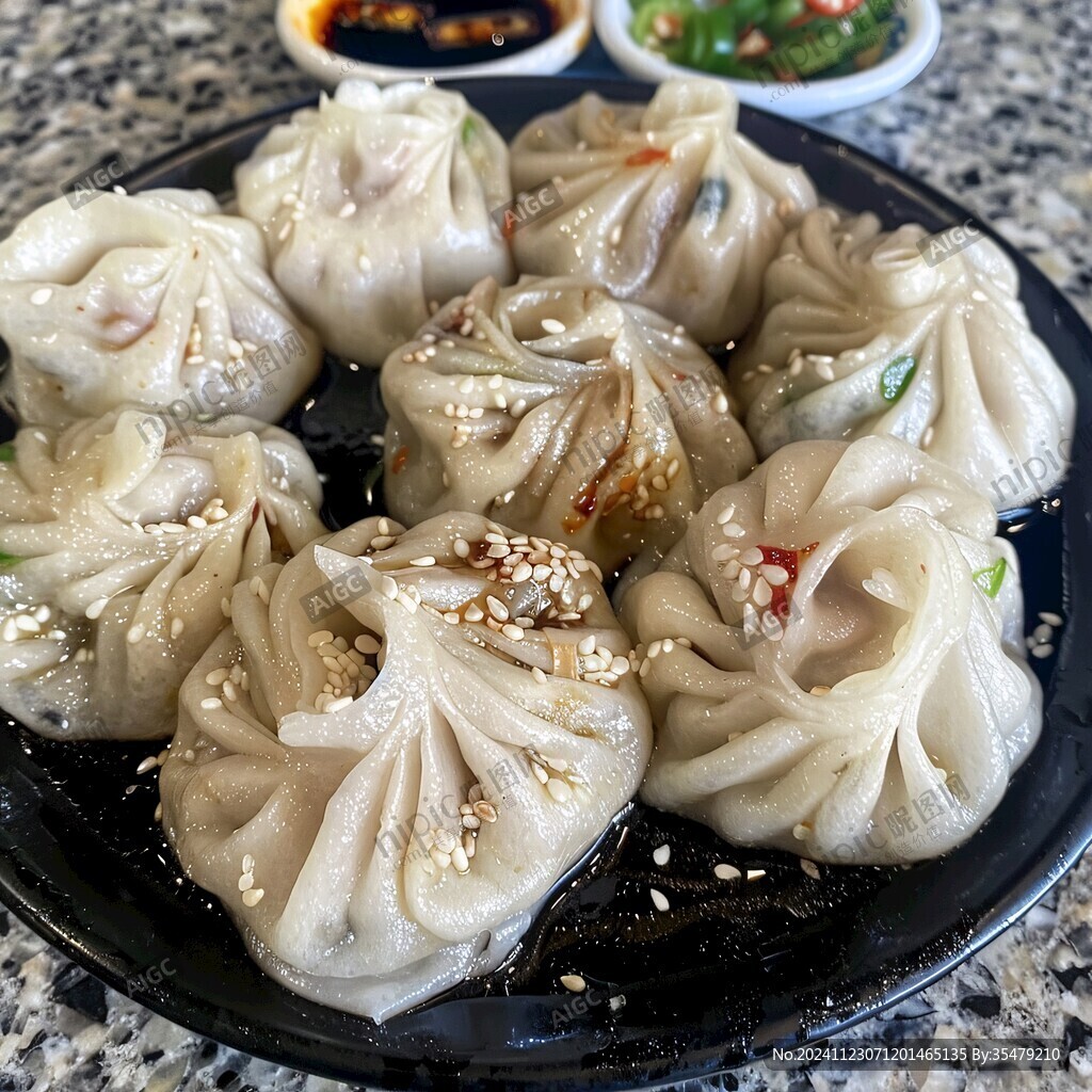 小笼包加调料