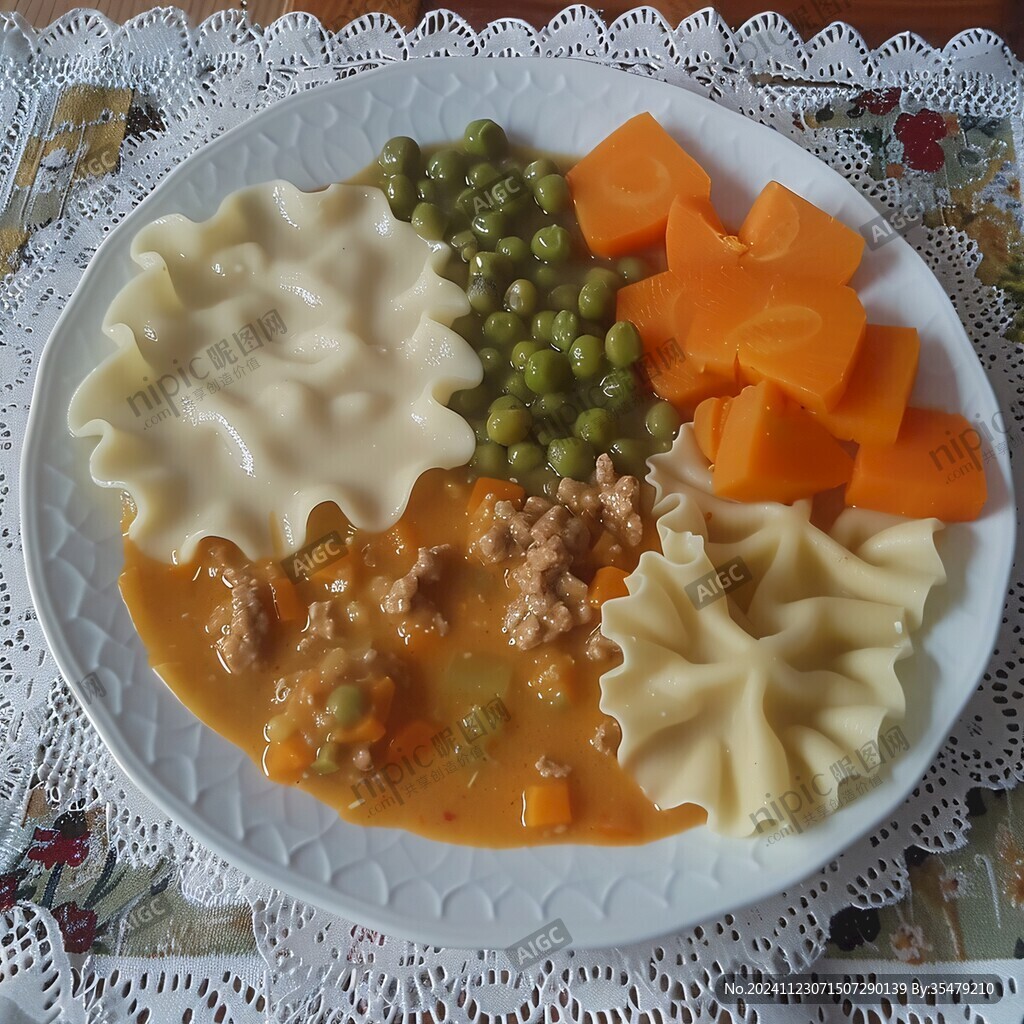 胡萝卜豌豆冷杂