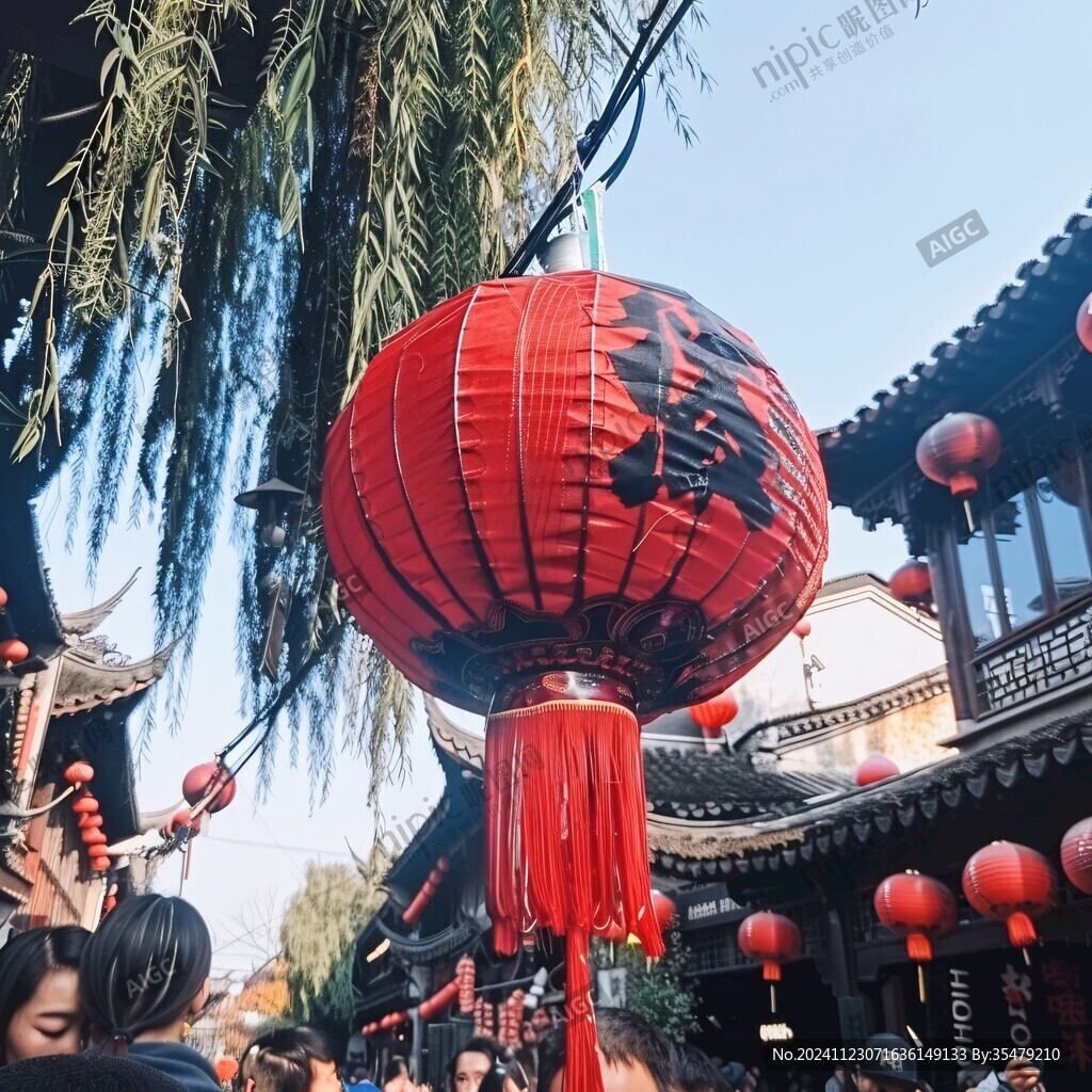 古镇过年