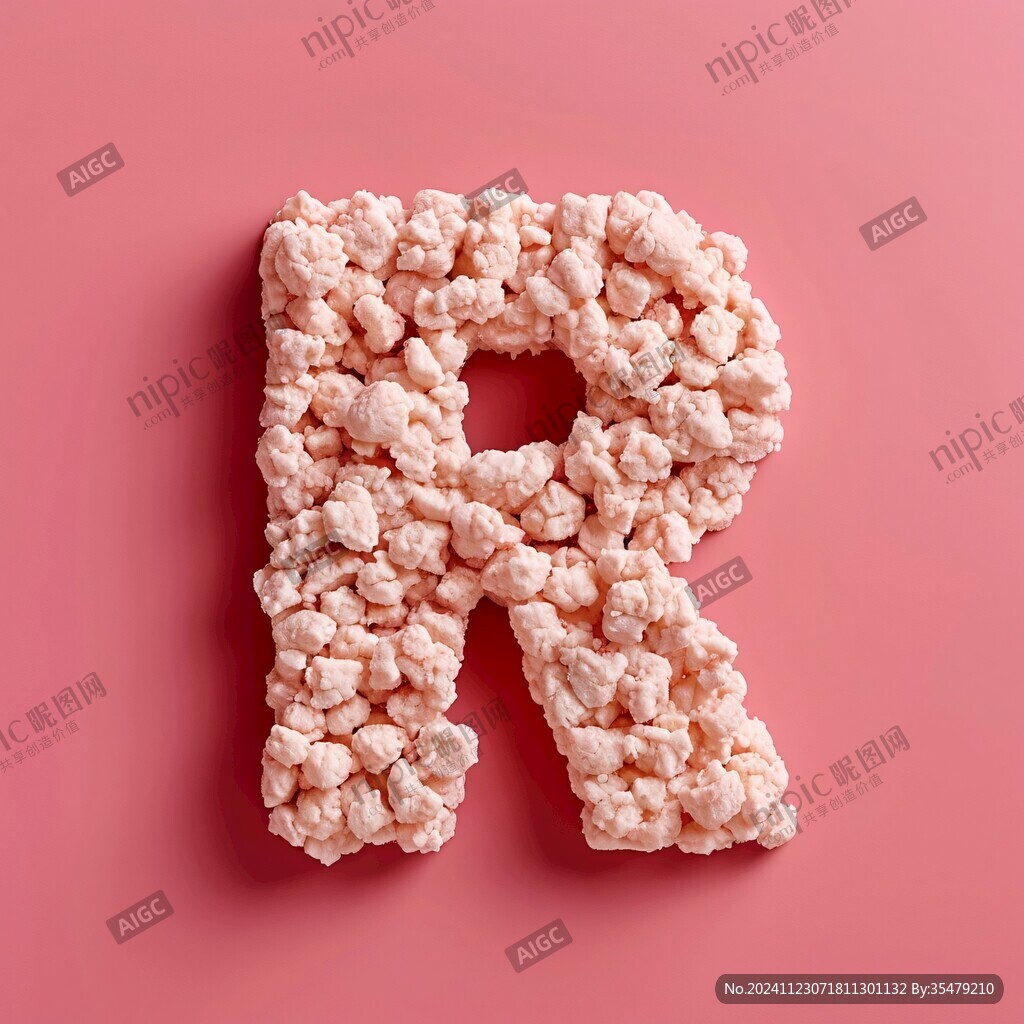 饼干字效果
