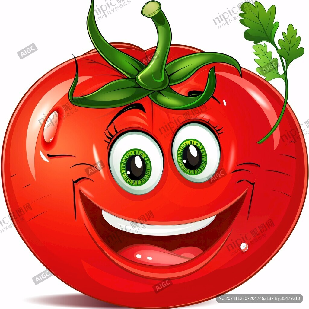 西红柿卡通素材
