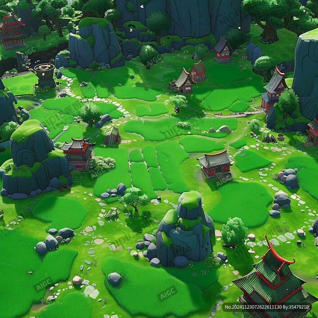 3dmax游戏场景