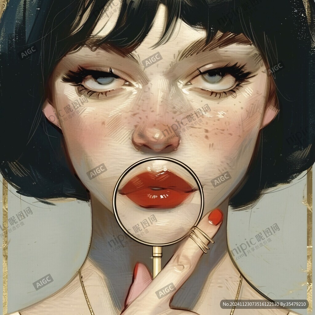写实人物插画