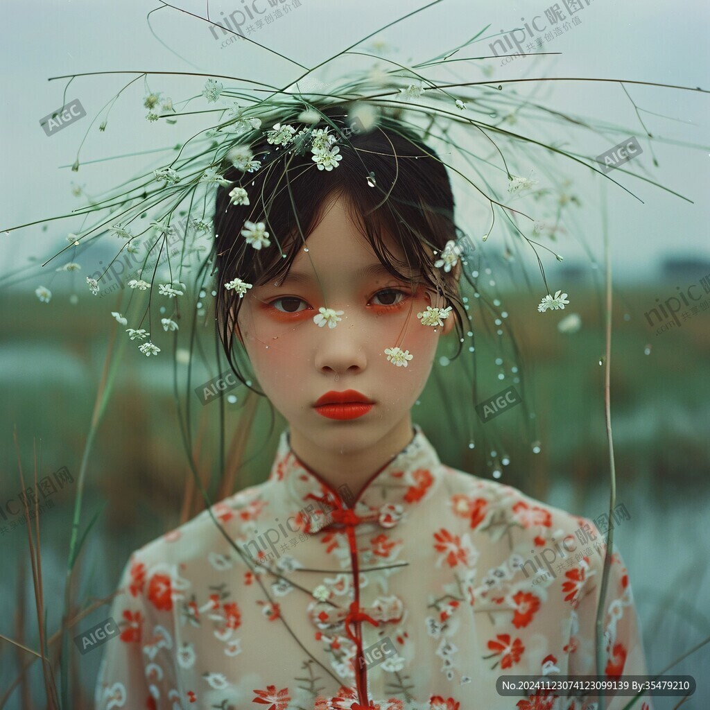 花鸟少女