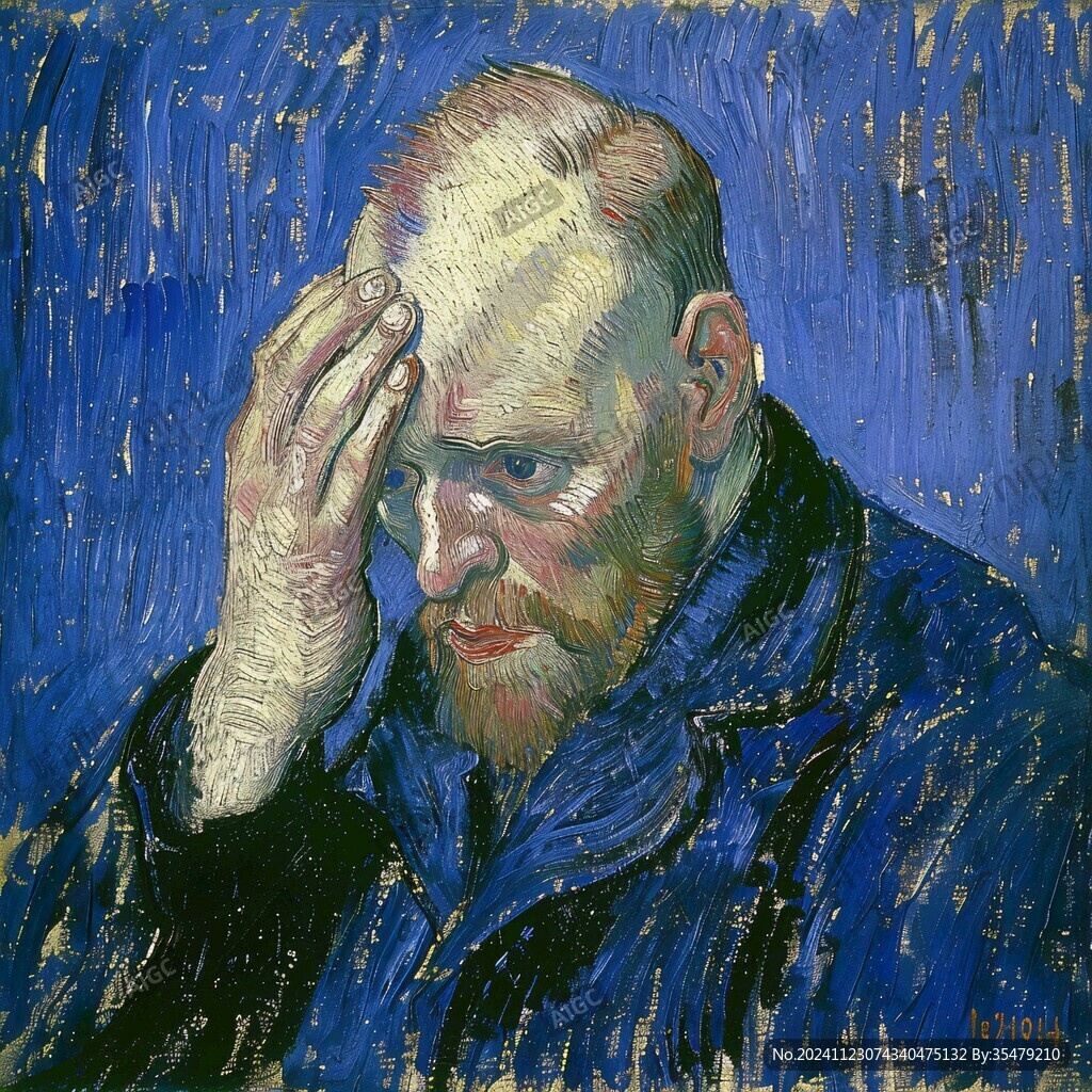 没有耳朵的梵高自画像