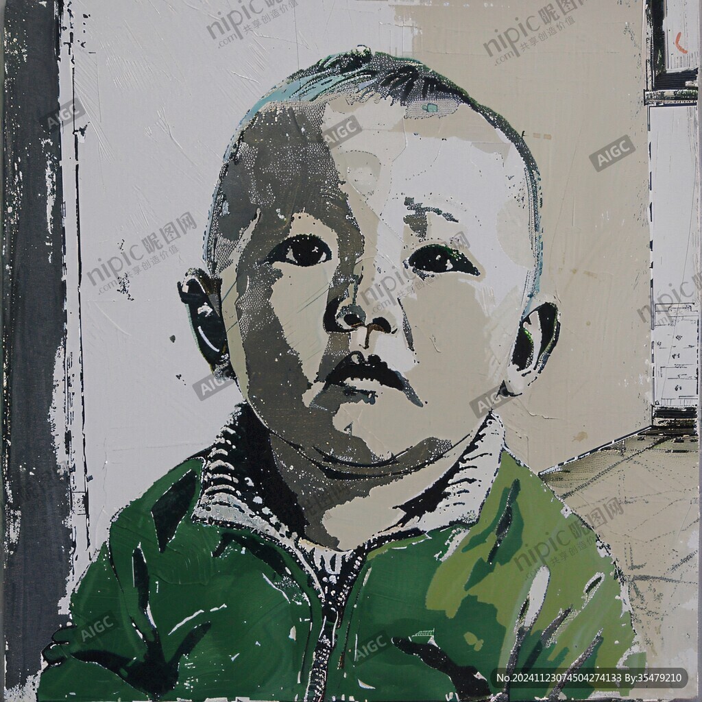 丙烯肖像画