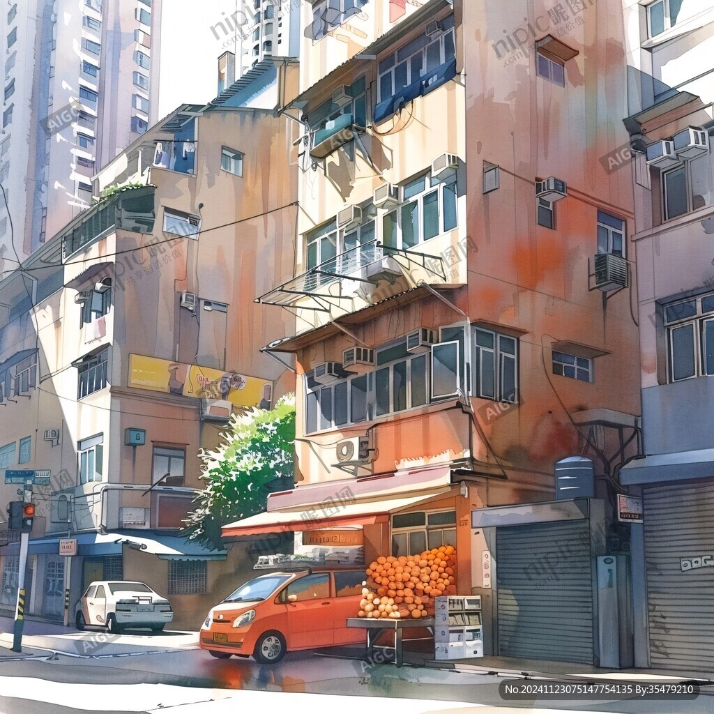 庙街手绘