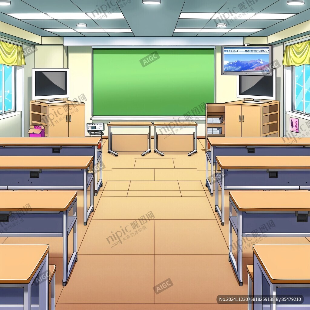 教室插画