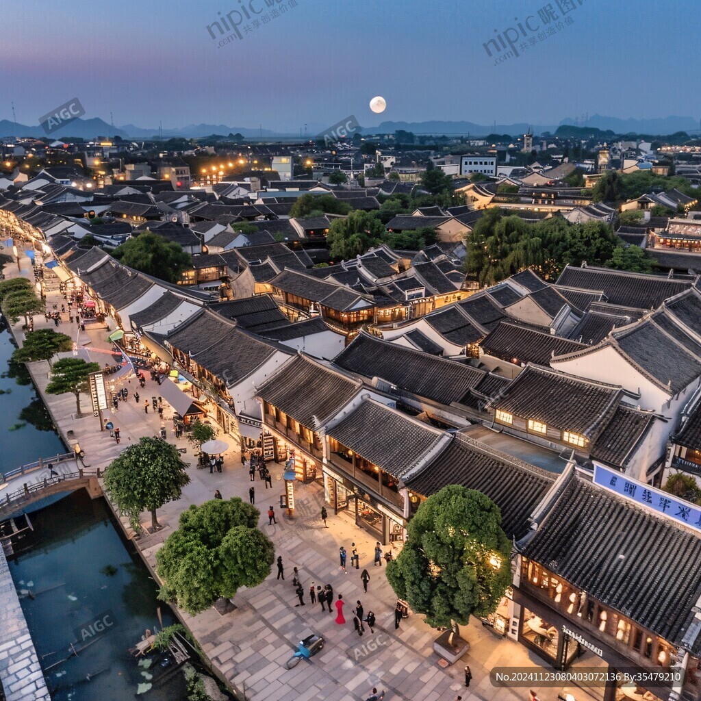 月照乌镇