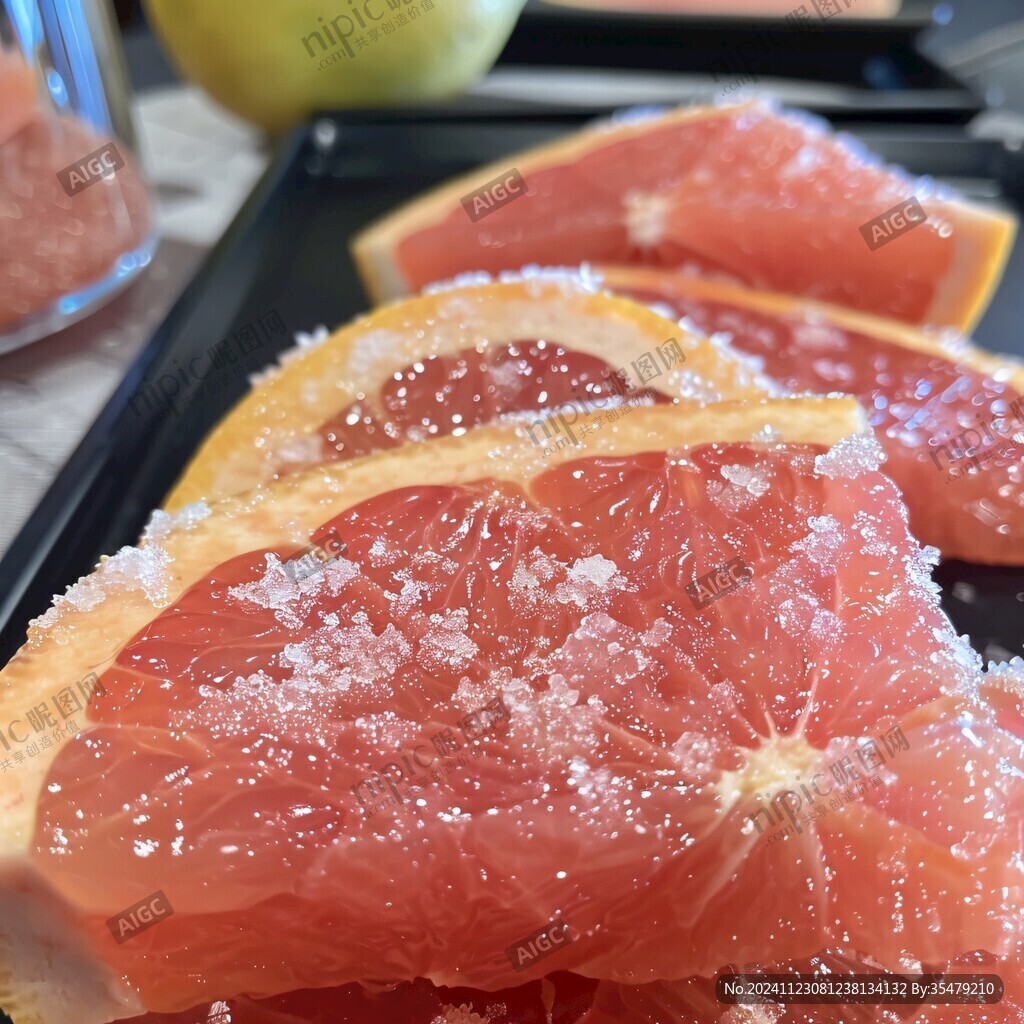 进口西柚红心果肉