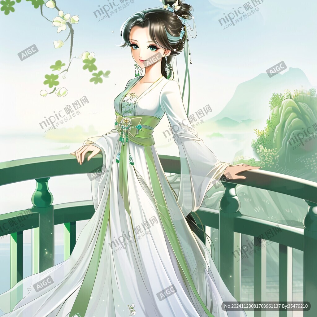 卡通古装女生