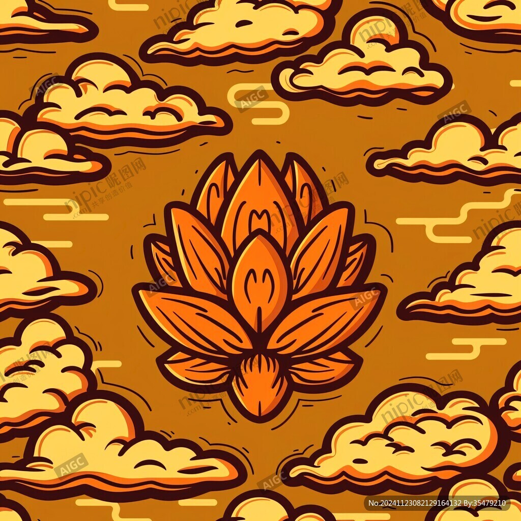 云荷纹