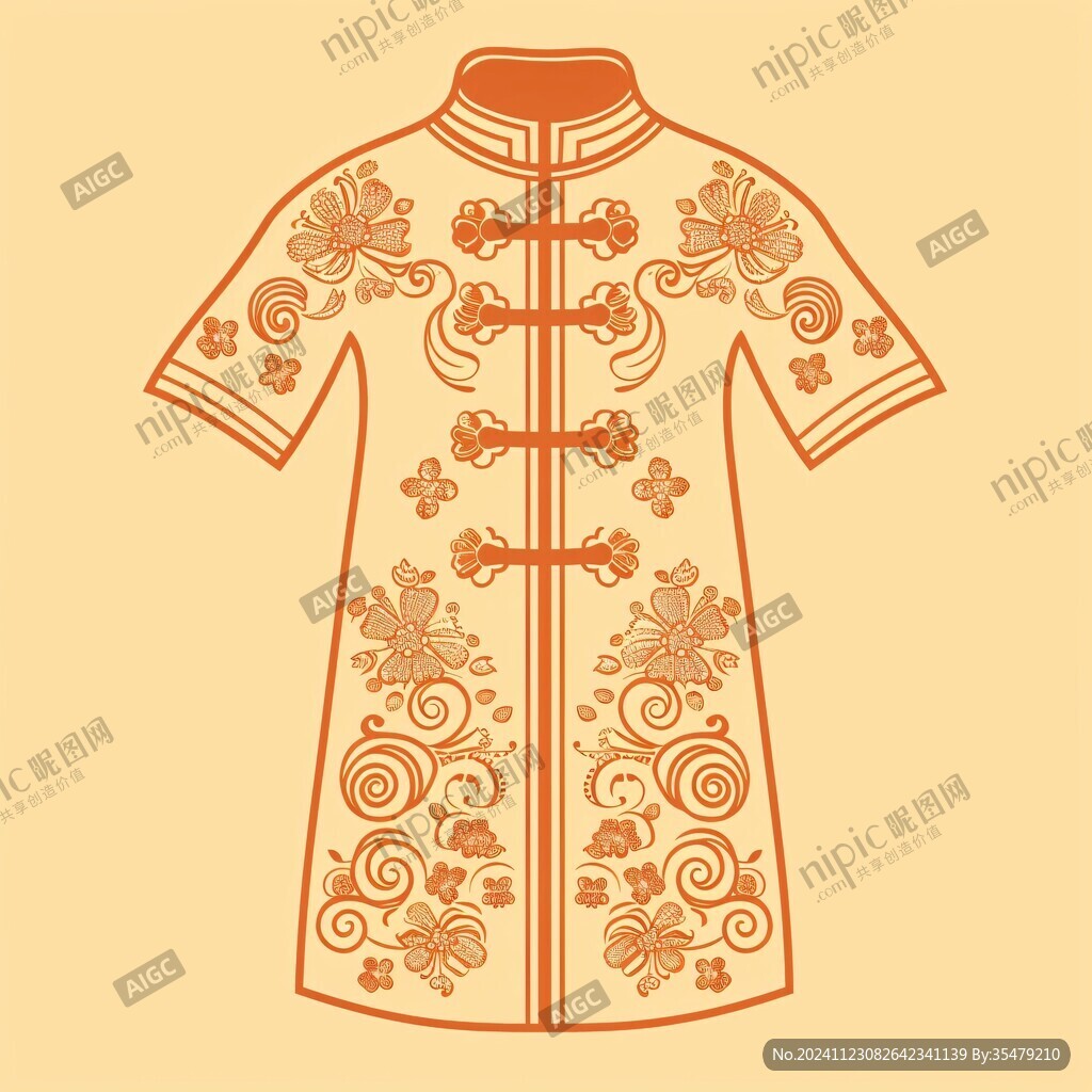 中式服装花纹图案