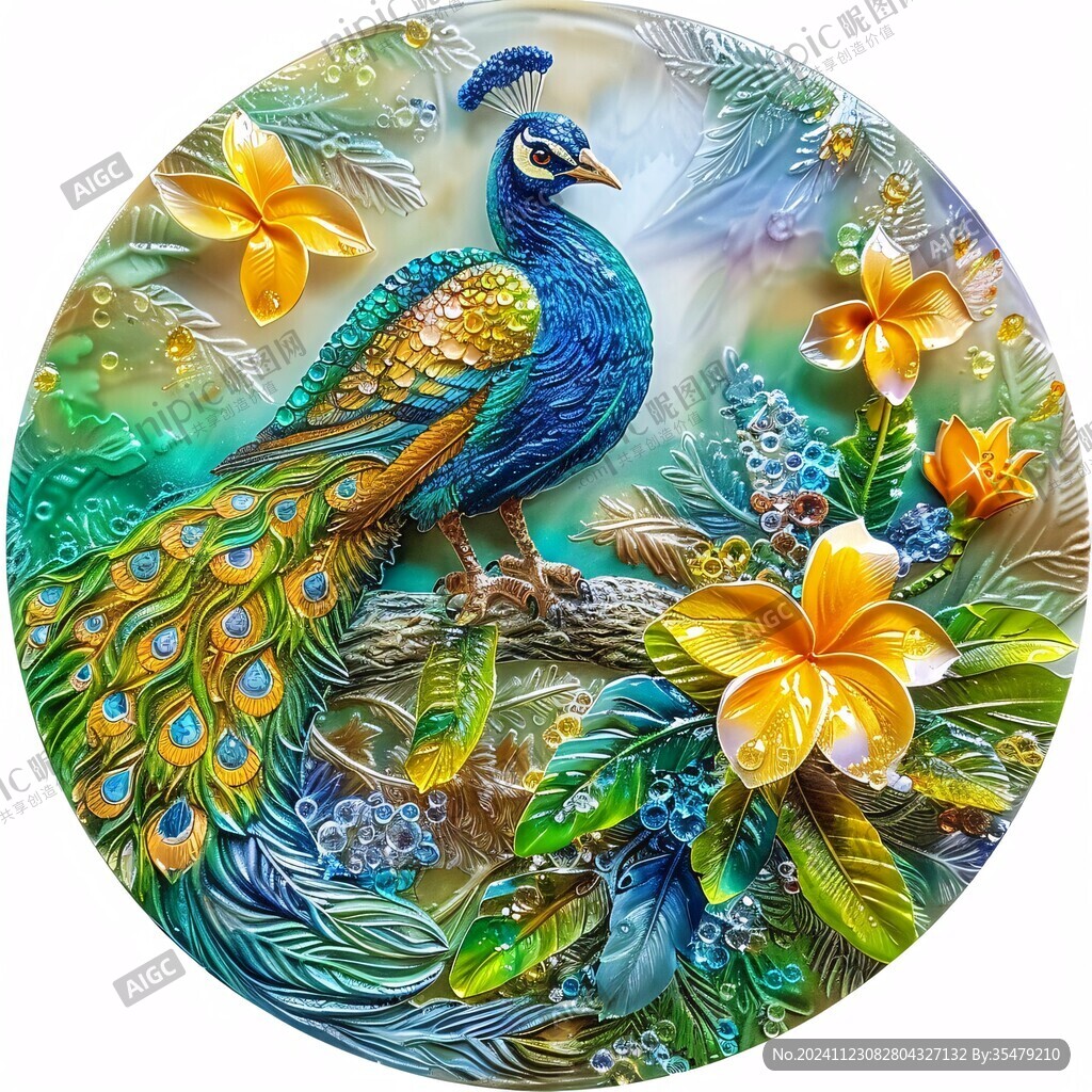 百鸟朝凤插画