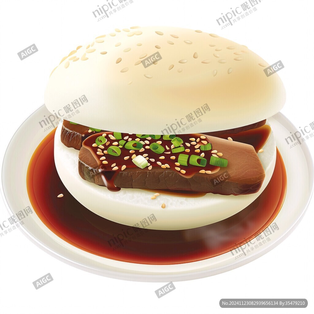 手绘mini小汉堡