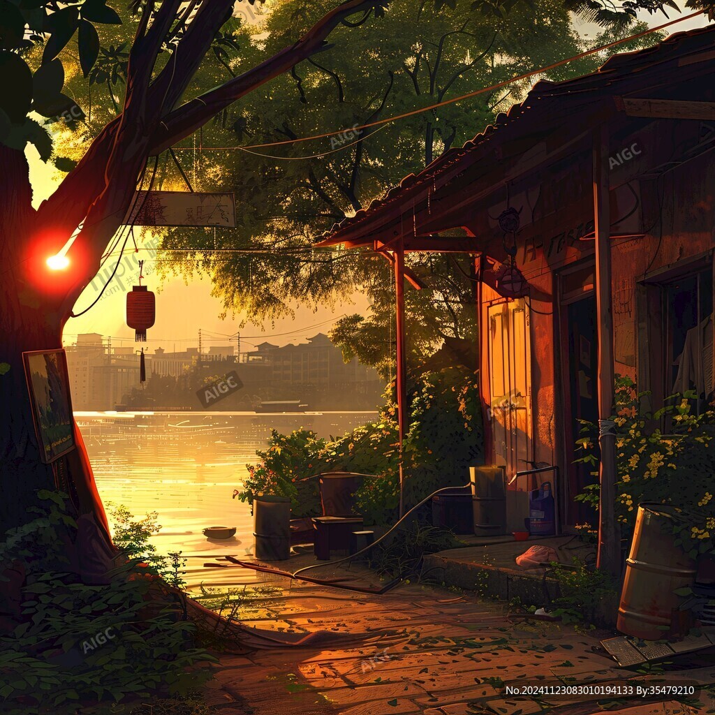 风景厚涂