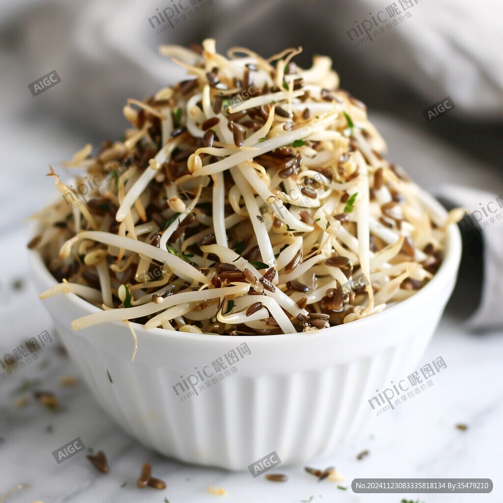 拌黑豆芽