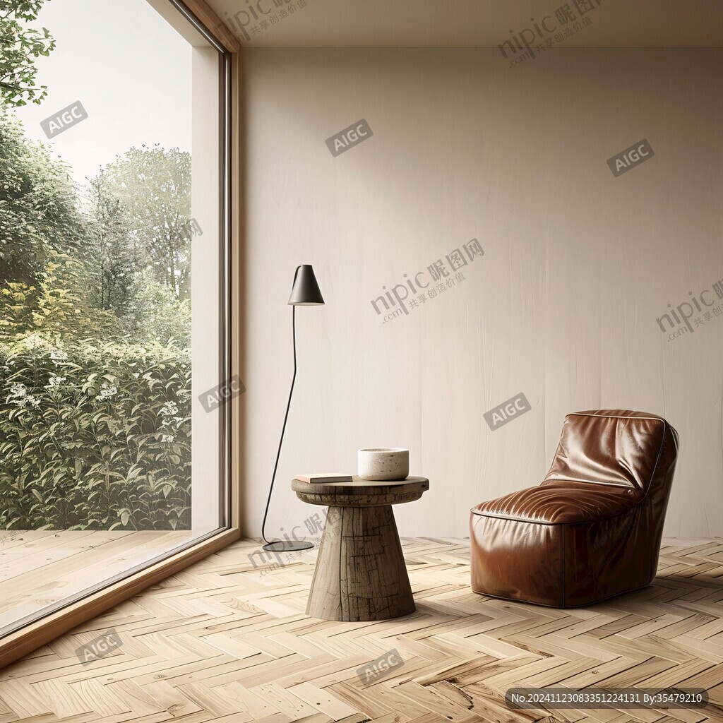 大气客厅落地门窗场景