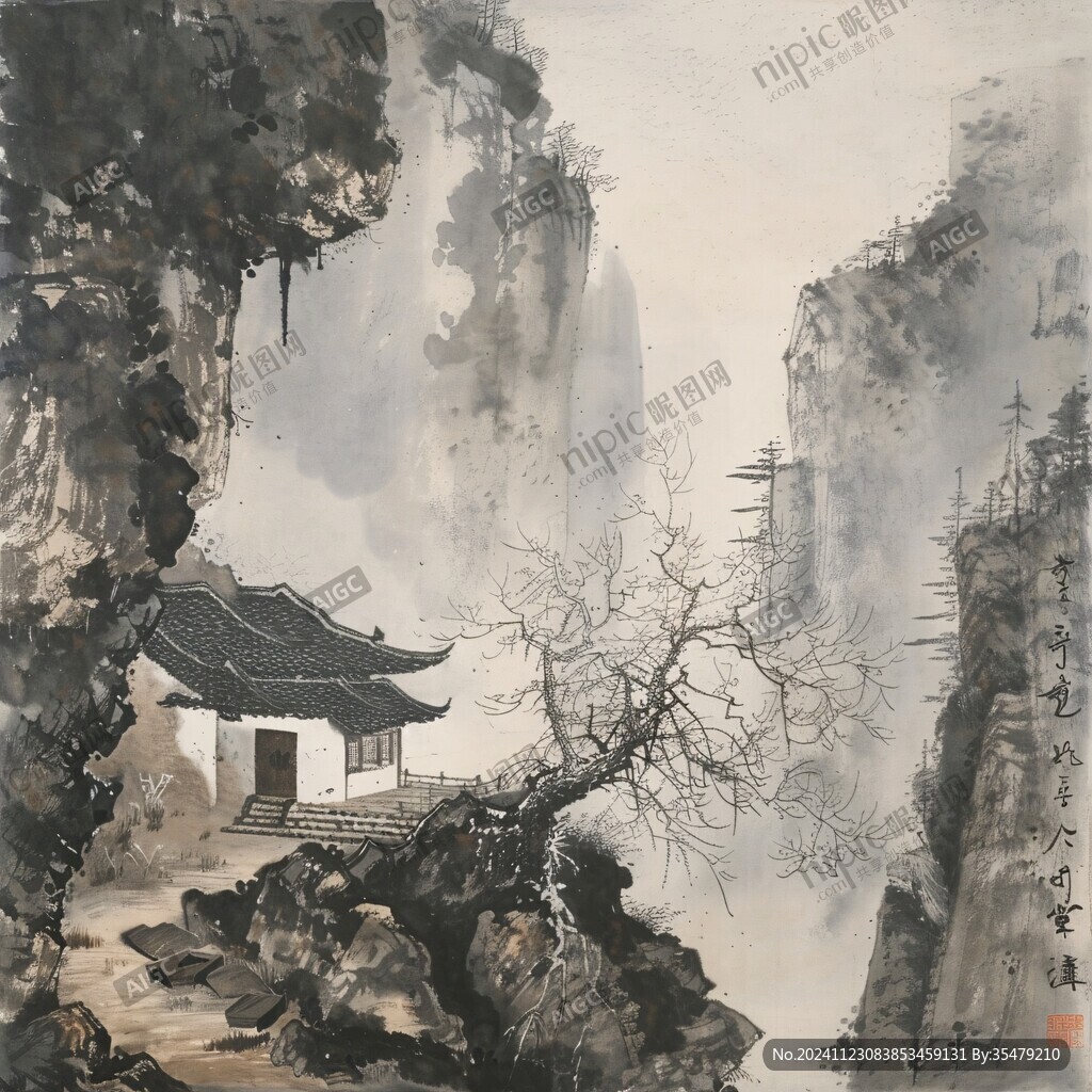 醉翁亭油画