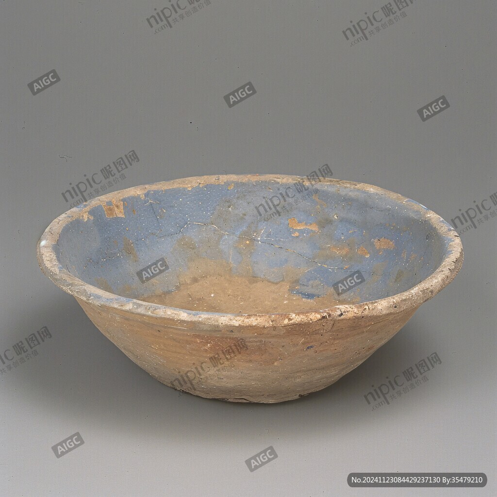 庙底沟类型方格纹陶碗