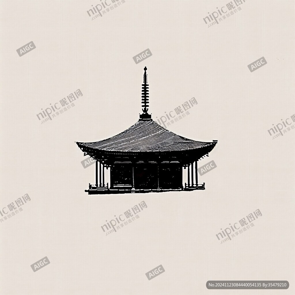古风建筑图形