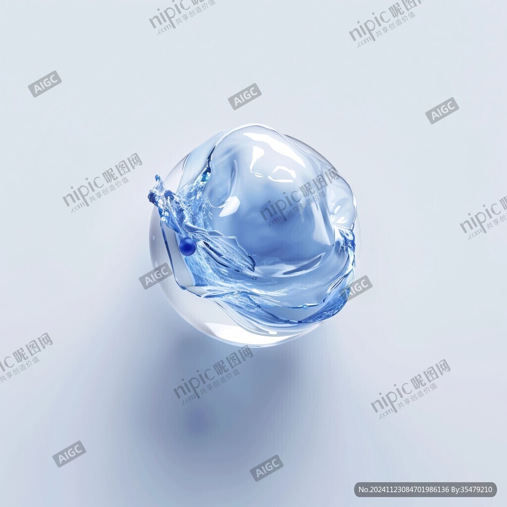 补水高档护肤品创意