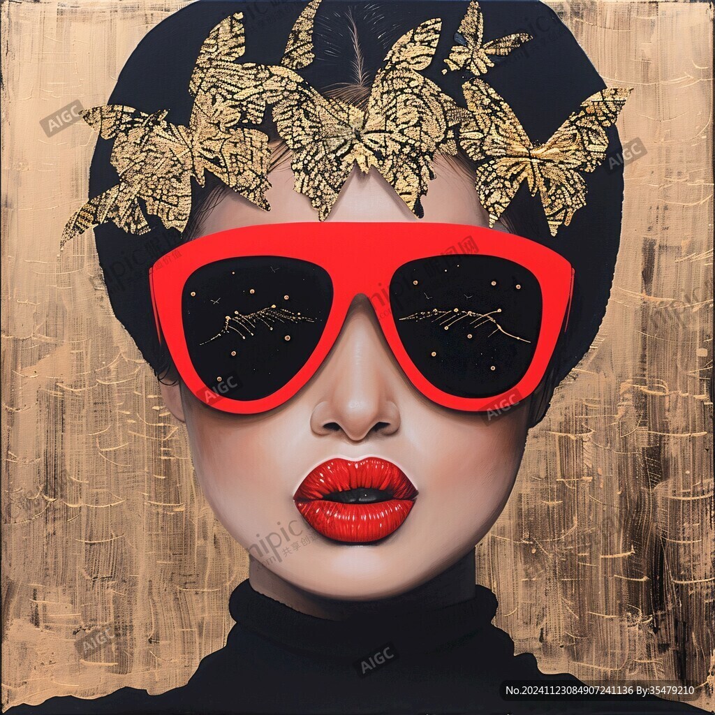 人物装饰画原创