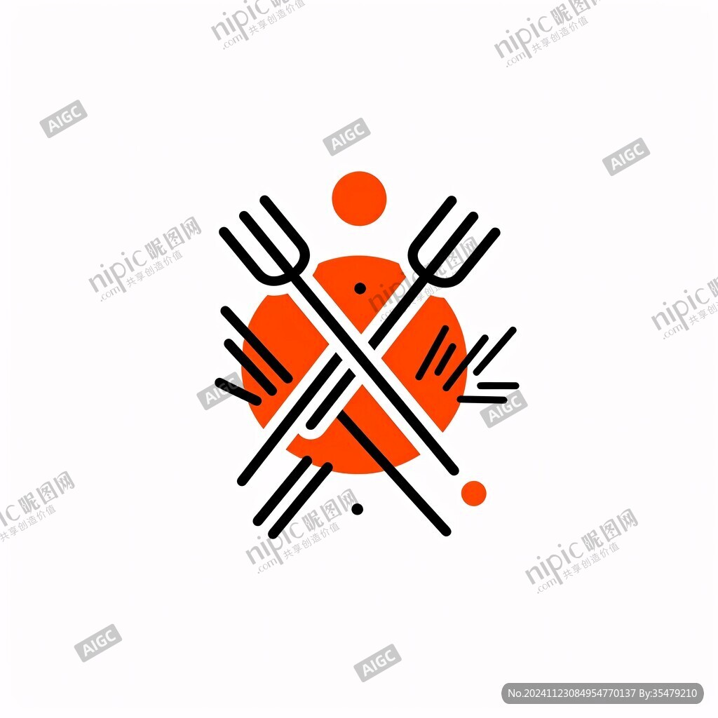 餐叉logo